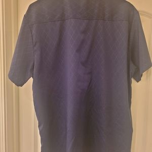 Blue USED Short sleeve shirt Large